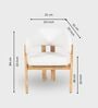 Somany 4 Seater Dining Table Set In Light Honey Finish