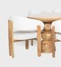 Somany 6 Seater Dining Table Set In Light Honey Finish