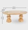 Somany 6 Seater Dining Table Set In Light Honey Finish