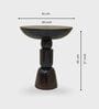Somany Side Table In Brown Finish