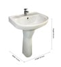 Somany Uniek Full Pedestal Basin