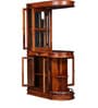 Clarke Bar Unit in Honey Oak Finish