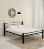 Delite kom Sonata Metallic Queen Size Bed in Black Finish