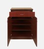 Soncy Shoe Cabinet in Rose Wood Finish