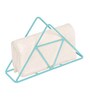Blue Iron Triangle Tissue Holder