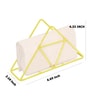 Yellow Iron Triangle Tissue Holder
