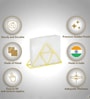 Yellow Iron Triangle Tissue Holder
