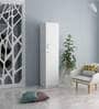 Sonic 1 Door Wardrobe in White Colour