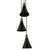 Sonnico Black Matt Glass Cluster Hanging Lights