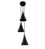 Sonnico Black Matt Glass Cluster Hanging Lights