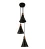 Sonnico Black Matt Glass Cluster Hanging Lights