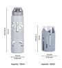 Soothing Slate (750Ml Bottle & 350Ml  Glasses 4 Pcs)) Borosilicate Glass With Protective Silicone Sleeve Glasses With Bottle