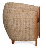 Sophie Patio Chair in Walnut Finish