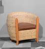 Sophie Patio Chair in Walnut Finish