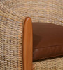 Sophie Patio Chair in Walnut Finish
