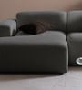 Sophisticated Comfort 2 Seater RHS Sofa In Dark Grey Colour