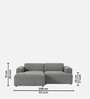 Sophisticated Comfort 2 Seater RHS Sofa In Grey Colour