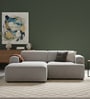 Sophisticated Comfort 2 Seater RHS Sofa In Light Grey Colour