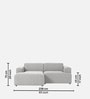 Sophisticated Comfort 2 Seater RHS Sofa In Light Grey Colour