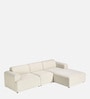 Sophisticated Comfort 3 Seater RHS Sofa In Cream Colour