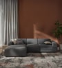 Sophisticated Comfort 3 Seater RHS Sofa In Dark Grey Colour