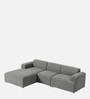 Sophisticated Comfort 3 Seater RHS Sofa In Dark Grey Colour