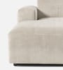Sophisticated Comfort Corduroy 2 Seater RHS Sofa In Cream Colour