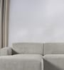 Sophisticated Comfort Corduroy 2 Seater RHS Sofa In Dark Grey Colour