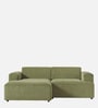 Sophisticated Comfort Corduroy 2 Seater RHS Sofa In Green Colour