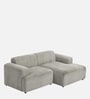 Sophisticated Comfort Corduroy 2 Seater RHS Sofa In Grey Colour