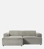 Sophisticated Comfort Corduroy 2 Seater RHS Sofa In Grey Colour