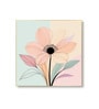 Floral Art Quartet Canvas Wall Painting Set of 4 Gold Frame
