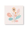 Floral Art Quartet Canvas Wall Painting Set of 4 Stretch Canvas Frame