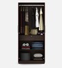 Sora 2 Door Wardrobe in Regato Walnut Finish with Mirror & Drawer