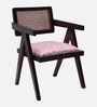 Sora Teak Wood Arm Chair In Brown Colour (Set of 2)