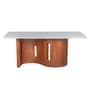 Soren 6 Seater MarbleTop Dining Table Soren 6 Seater MarbleTop Dining Table