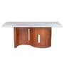 Soren 6 Seater MarbleTop Dining Table Soren 6 Seater MarbleTop Dining Table