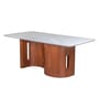 Soren 6 Seater MarbleTop Dining Table Soren 6 Seater MarbleTop Dining Table