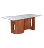 Soren 6 Seater MarbleTop Dining Table Soren 6 Seater MarbleTop Dining Table
