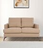 HomeTown Soren Leatherette 2 Seater Sofa In Mushroom Colour