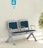 SOS Amigo Metal 2 Seater Guest Chair in Blue Colour