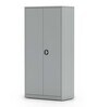 SOS Liteoffice Full Height Storage Cabinet With Adjustable Shelves in Silver Grey Finish
