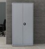 SOS Liteoffice Full Height Storage Cabinet With Adjustable Shelves in Silver Grey Finish