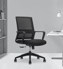 SOS Glide Ergonomic Breathable Mesh Chair in Black Colour