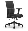 SOS Stead Ergonomic Medium Back Chair in Black Colour