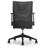 SOS Stead Ergonomic Medium Back Chair in Black Colour