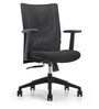 SOS Stead Ergonomic Medium Back Chair in Black Colour