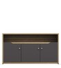 SOS File Cabinet in Classic Cherry & Slate Grey Finish with Lock