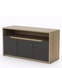 SOS File Cabinet in Classic Cherry & Slate Grey Finish with Lock