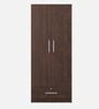 Souma 2 Door Wardrobe in Regato Walnut Finish with Drawer
